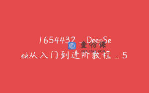 1654432_DeepSeek从入门到进阶教程_5