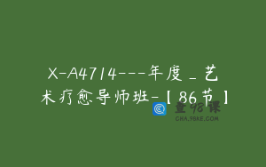 X-A4714---年度_艺术疗愈导师班-【86节】