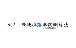541_兴趣班基本功训练法