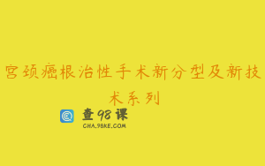 宫颈癌根治性手术新分型及新技术系列