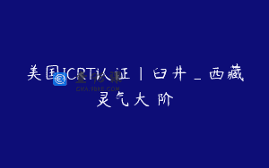 美国ICRT认证｜臼井_西藏灵气大師阶
