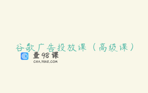 谷歌广告投放课（高级课）