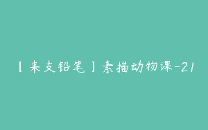 【来支铅笔】素描动物课-21