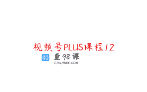 视频号PLUS课程12