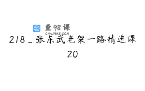 218_张东武老架一路精进课20
