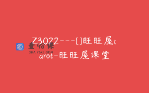 Z3022—[]旺旺屋tarot-旺旺屋课堂
