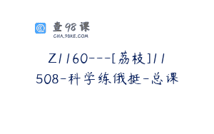 Z1160—[荔枝]11508-科学练俄挺-总课