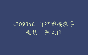 c209848-自冲铆接教学视频_源文件