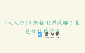 [人人讲]《新翻羽调绿腰》琵琶视频精讲课