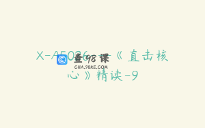X-A5026---《直击核心》精读-9