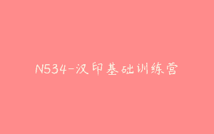 N534-汉印基础训练营