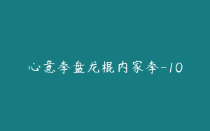 心意拳盘龙棍内家拳-10