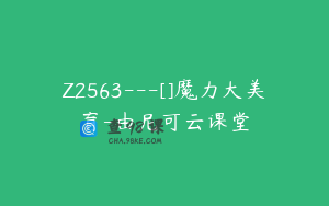Z2563---[]魔力大美育-由尼可云课堂