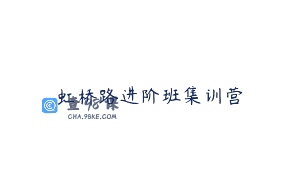 虹桥路进阶班集训营