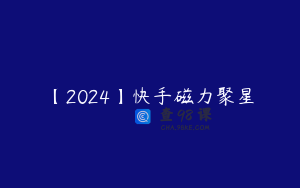 【2024】快手磁力聚星