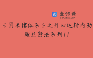 《国术馆体系》之丹田运转内劲缠丝密法系列11