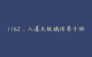 1162_入道太极嫡传弟子班