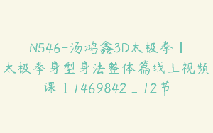 N546-汤鸿鑫3D太极拳【太极拳身型身法整体篇线上视频课】1469842_12节