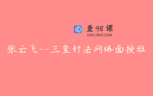 张云飞–三皇针法网络面授班