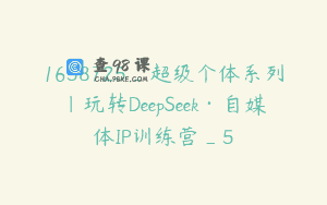 1658725_超级个体系列｜玩转DeepSeek·自媒体IP训练营_5