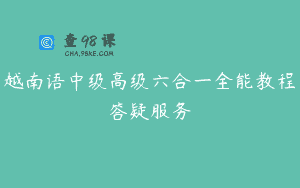 越南语中级高级六合一全能教程答疑服务