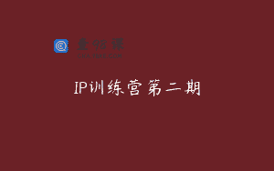 IP训练营第二期