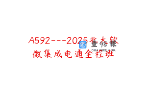 A592—2025北大软微集成电通全程班