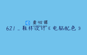 621_鞋样设计《电脑配色》