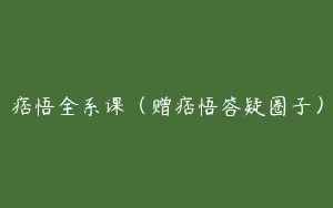 痞悟全系课（赠痞悟答疑圈子）