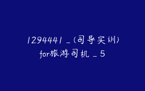 1294441_(司导实训)for旅游司机_5