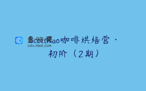 ScottRao咖啡烘焙营·初阶（2期）