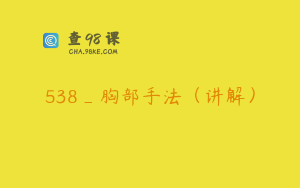 538_胸部手法（讲解）
