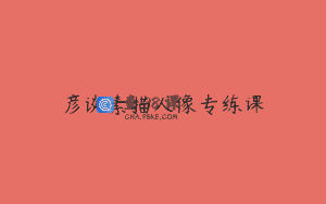 彦谈素描人像专练课