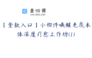 【全款入口】小物件唤醒老虎本体深度疗愈工作坊(1)