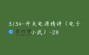 3134-开关电源精讲（电子小武）-28