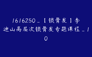 1616250_【锁骨发】李迪山高层次锁骨发专题课程_10