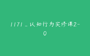 1171_认知行为实修课2-0