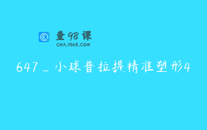 647_小球普拉提精准塑形4