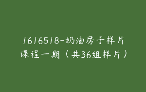 1616518-奶油房子样片课程一期（共36组样片）
