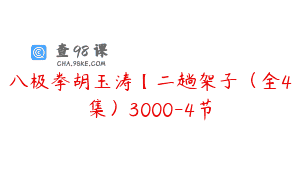 八极拳胡玉涛【二趟架子（全4集）3000-4节