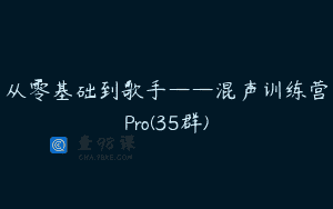 从零基础到歌手——混声训练营Pro(35群)
