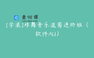 [学浪]炸舞音乐混剪进阶班（软件AU）