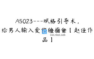 A5023—赋格引导术，给男人输入爱你的指令【赵佳作品】