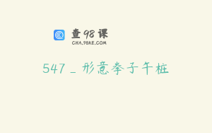 547_形意拳子午桩