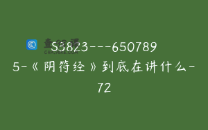 S3823---6507895-《阴符经》到底在讲什么-72