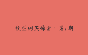 模型树实操营·第1期