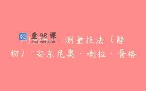 A1925—测量技法（静物）-安东尼奥·喇拉·鲁格