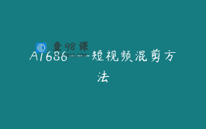 A1686—短视频混剪方法