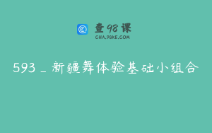 593_新疆舞体验基础小组合