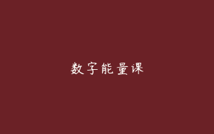 数字能量课